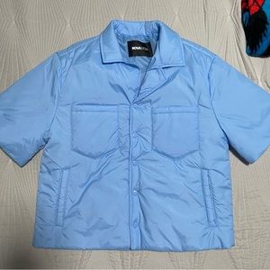 mens fashion nova puffy shirt